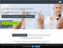 Tablet Screenshot of blanchardnederland.nl